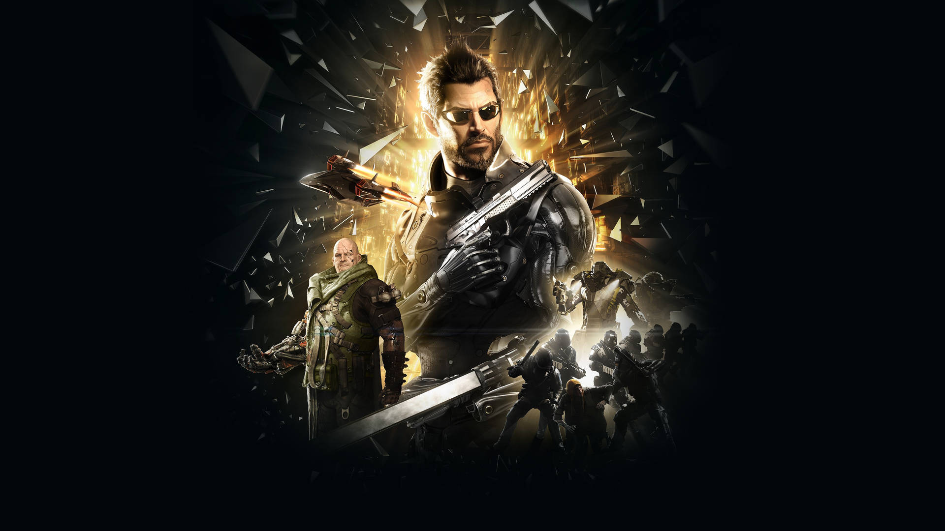 Deus Ex Adam Jensen Plakat Wallpaper