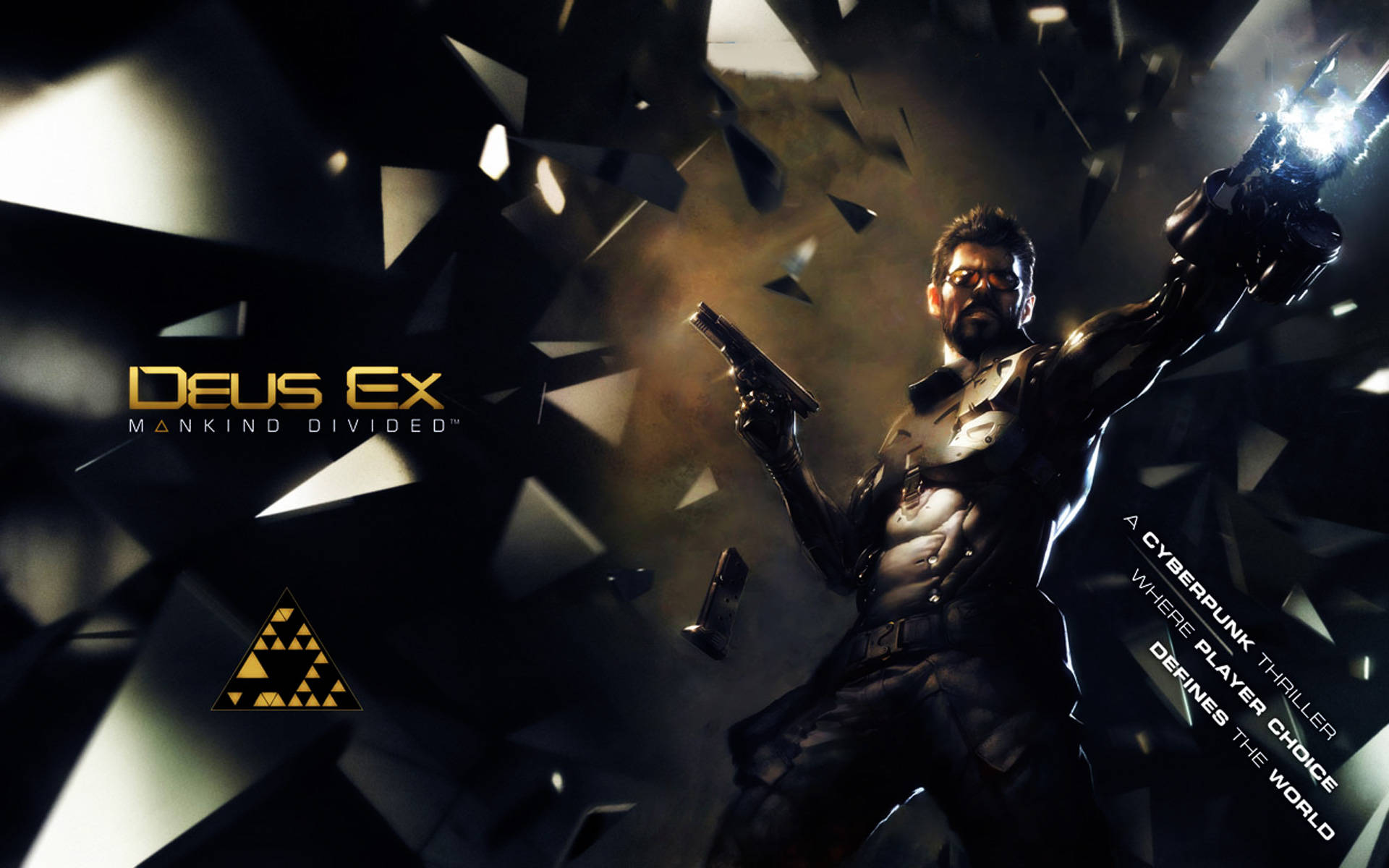 Deus Ex Adam Jensen Rpg Plakat Wallpaper