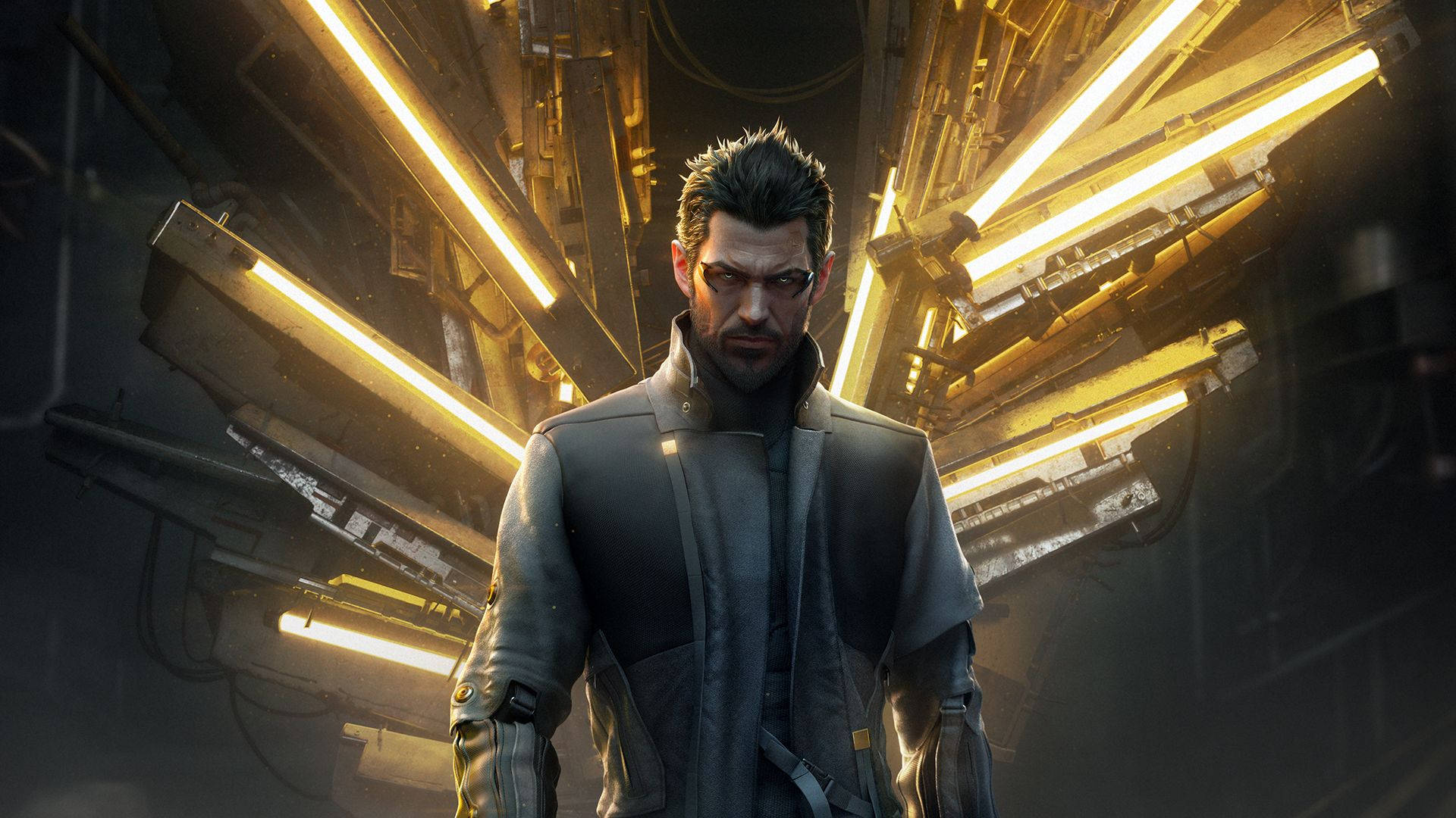 Deus Ex Menneskeheden Opdelte Hård Adam Wallpaper