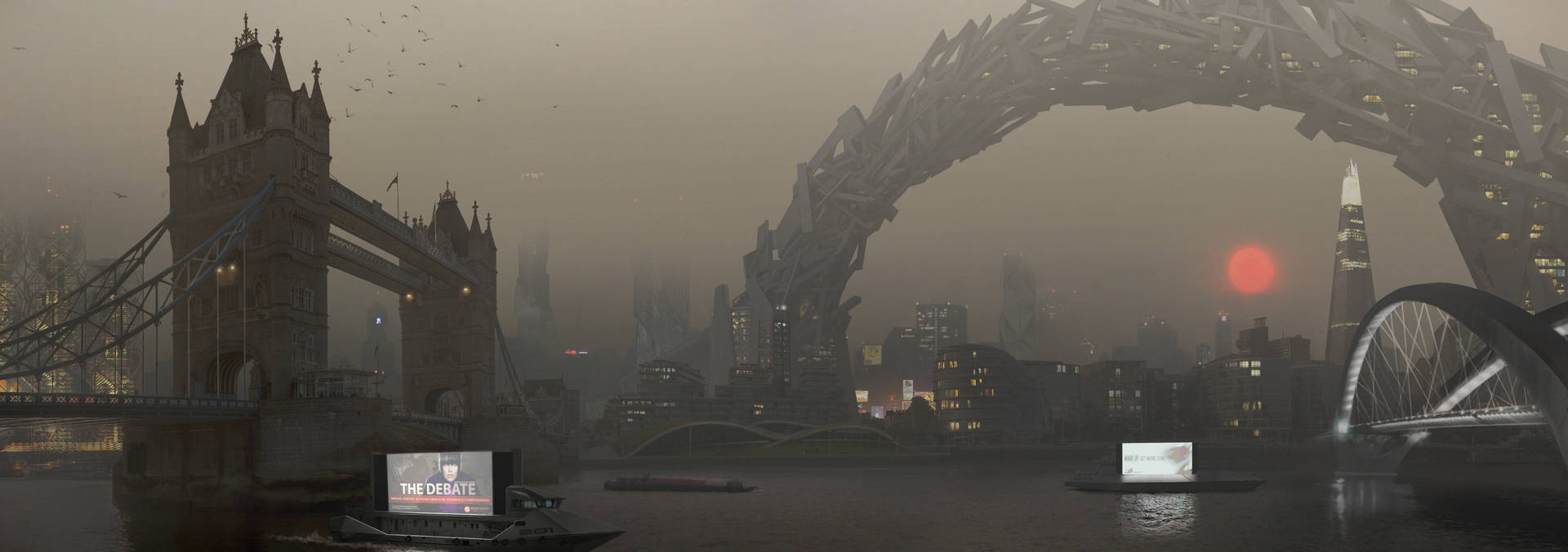 Deus Ex Mankind Divided London Wallpaper