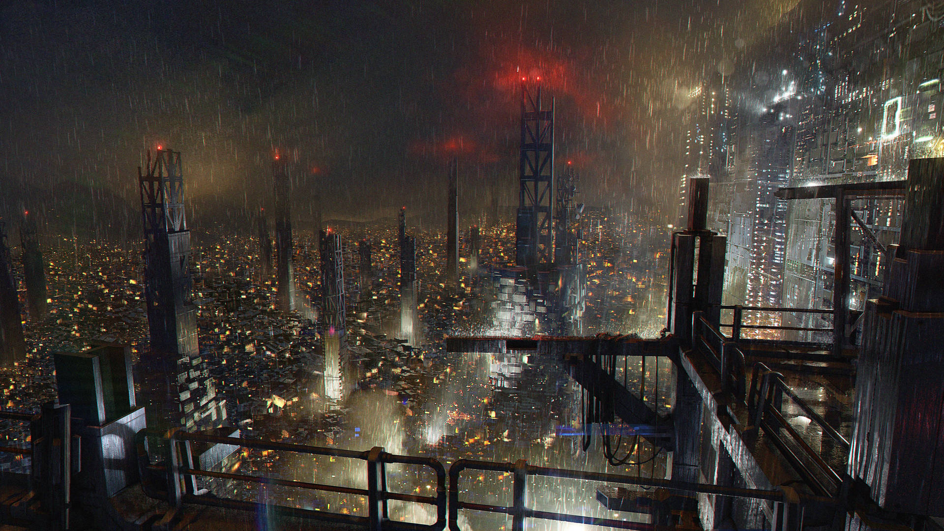 Deus Ex Mankind Divided Night City Wallpaper