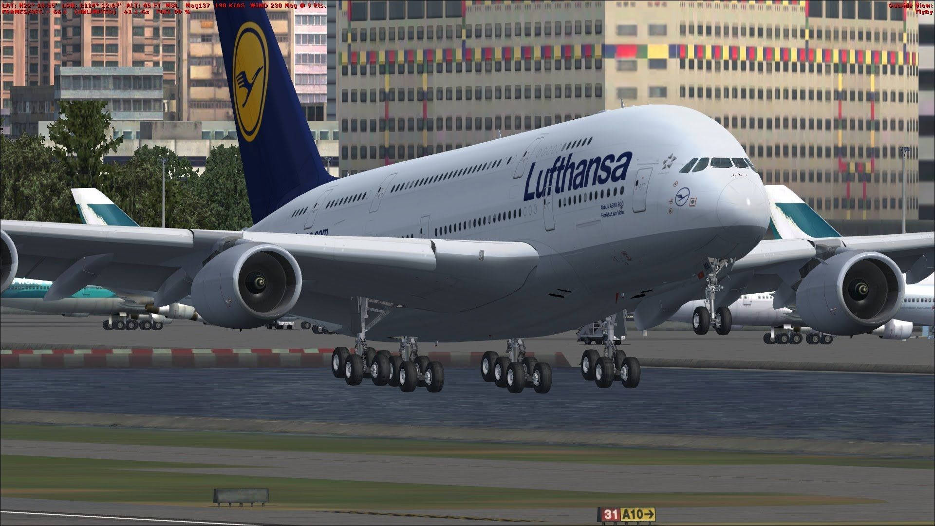 Deutsche Lufthansa Plane Ready To Fly Picture