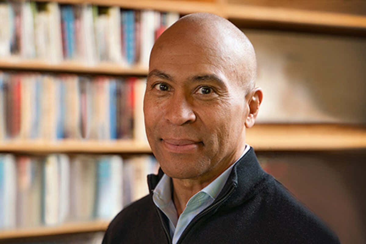 Deval Patrick with a Composed Smile Wallpaper