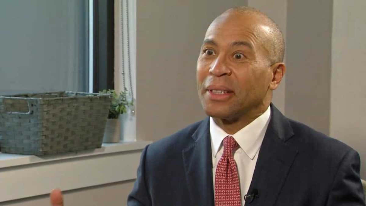 Ex-Governor Deval Patrick engaged in a deep conversation Wallpaper