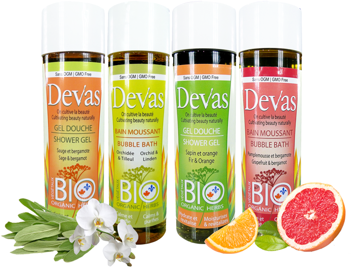 Devas Organic Bath Products Grapefruit Accent PNG