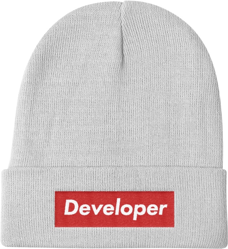 Developer Beanie Hat PNG