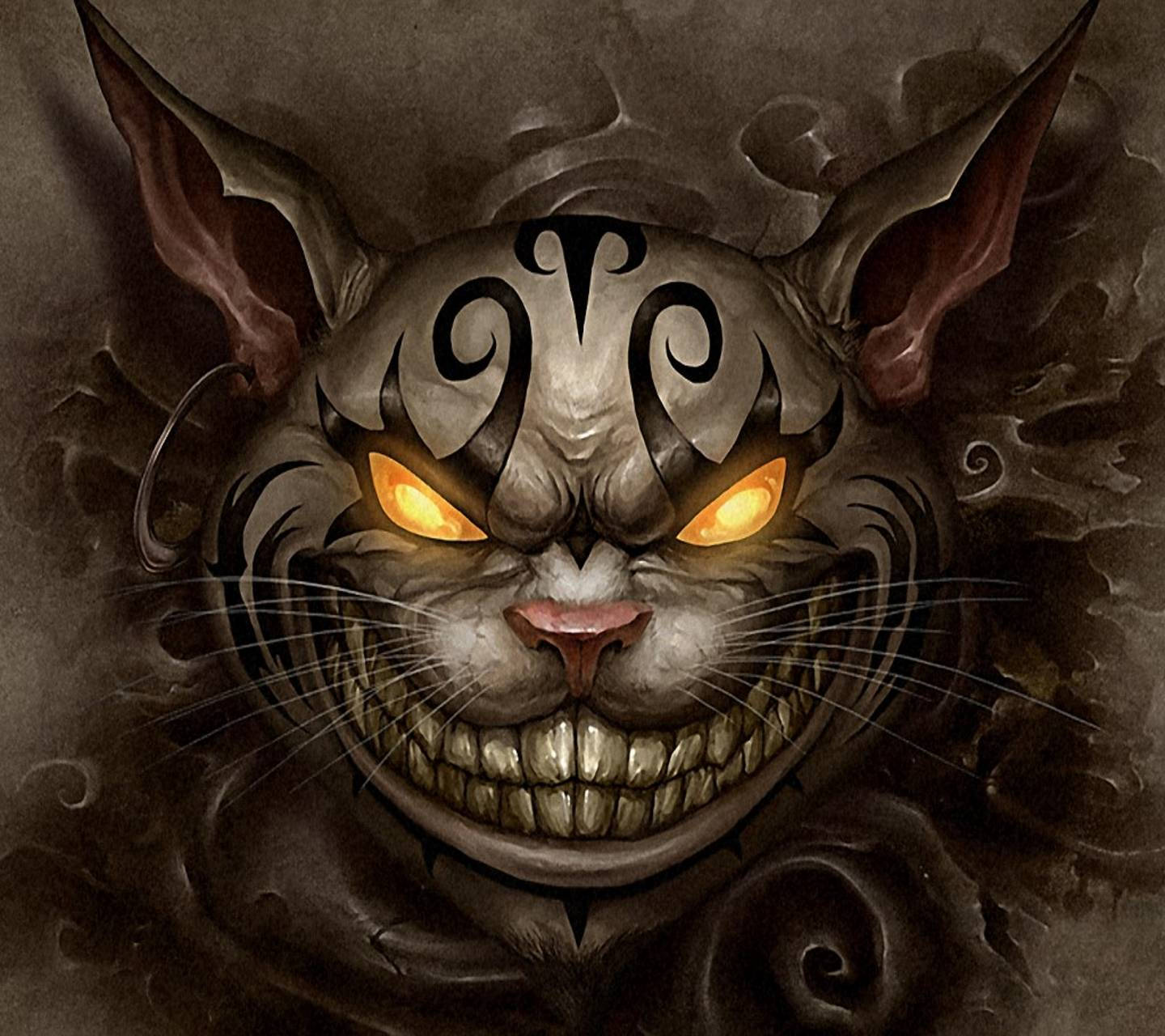 Devil Cheshire Cat For Iphone Wallpaper