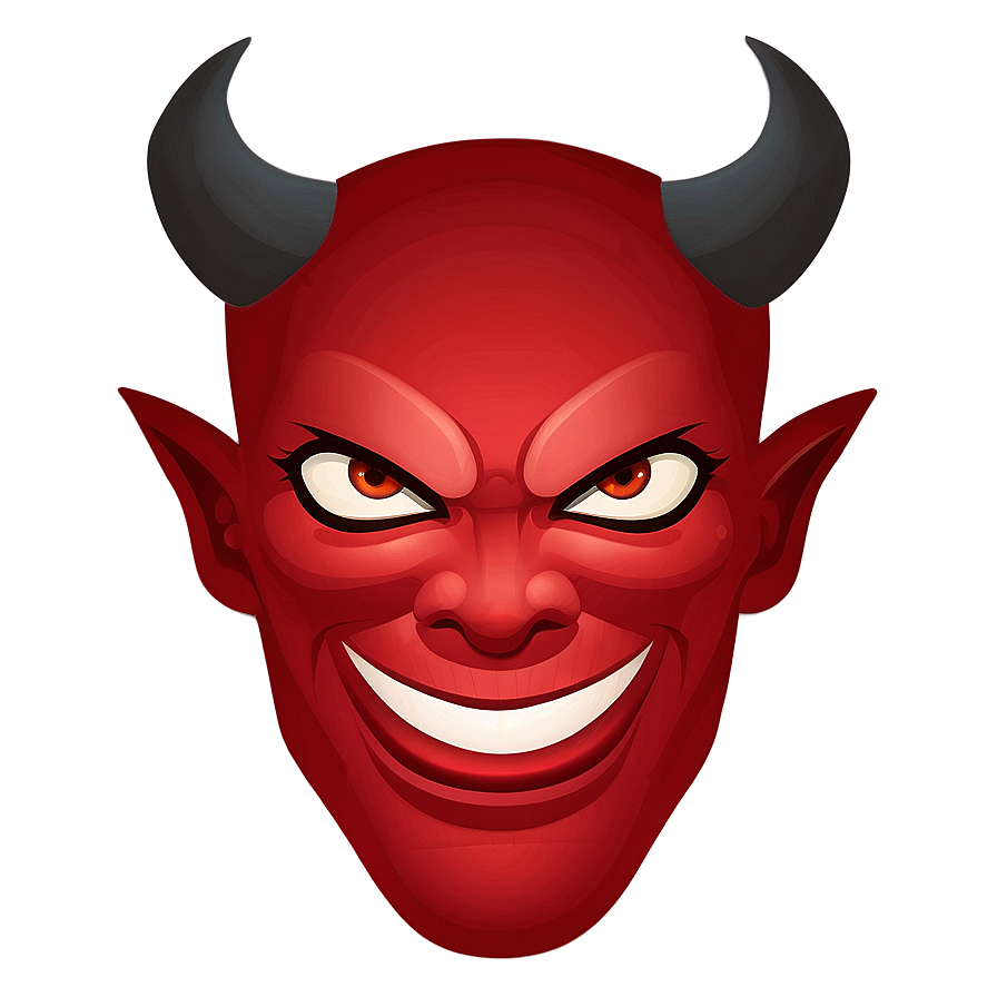 Download Devil Emoji Flat Design Png 05252024 | Wallpapers.com