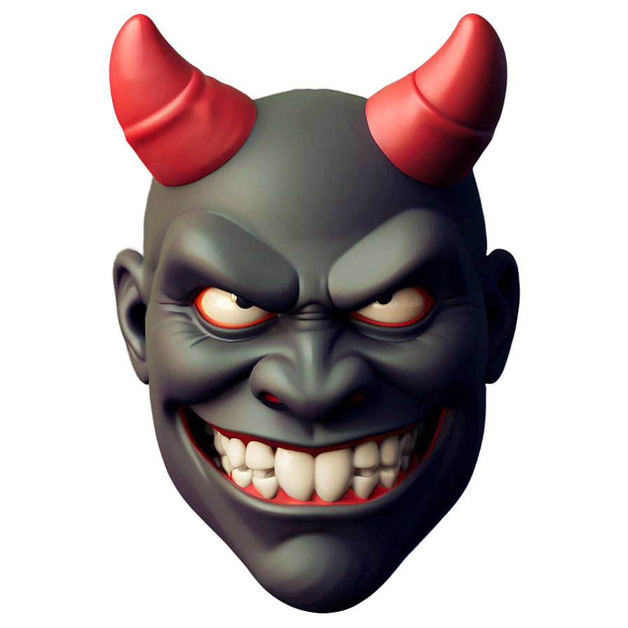 Download Devil Emoji Flat Design Png 6 | Wallpapers.com