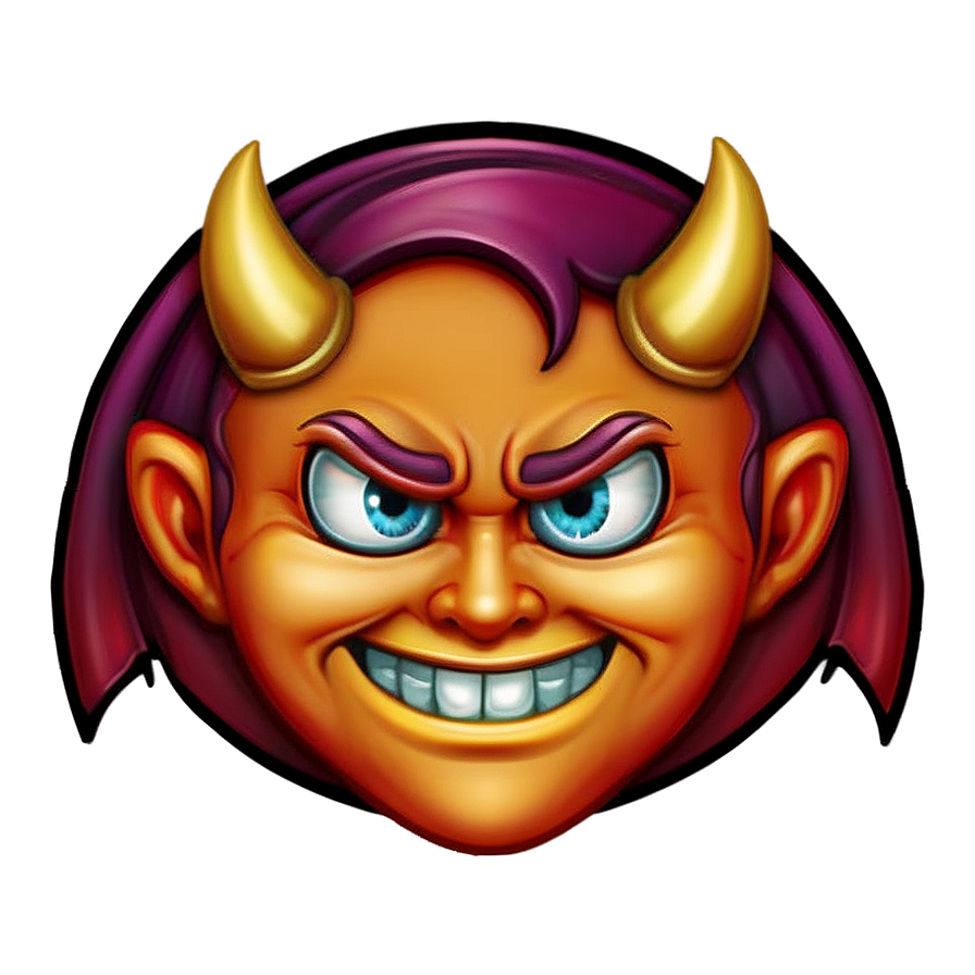 Download Devil Emoji Icon Png Ycg | Wallpapers.com