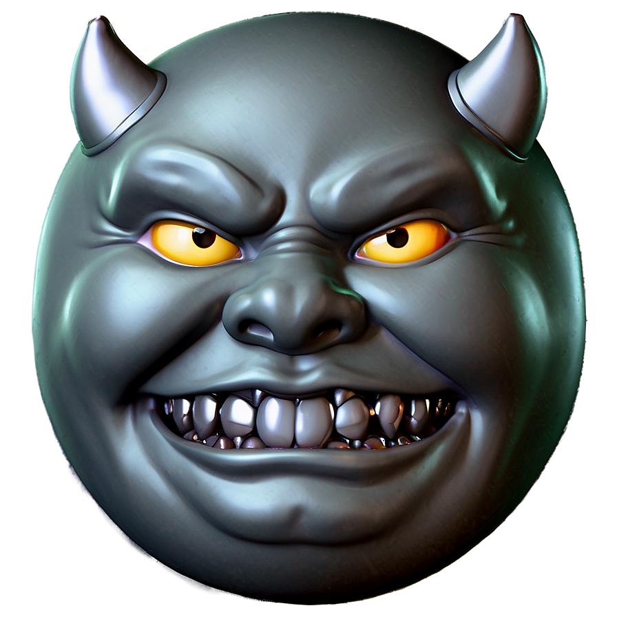 Devil Emoji With Money Eyes Png 05252024 PNG