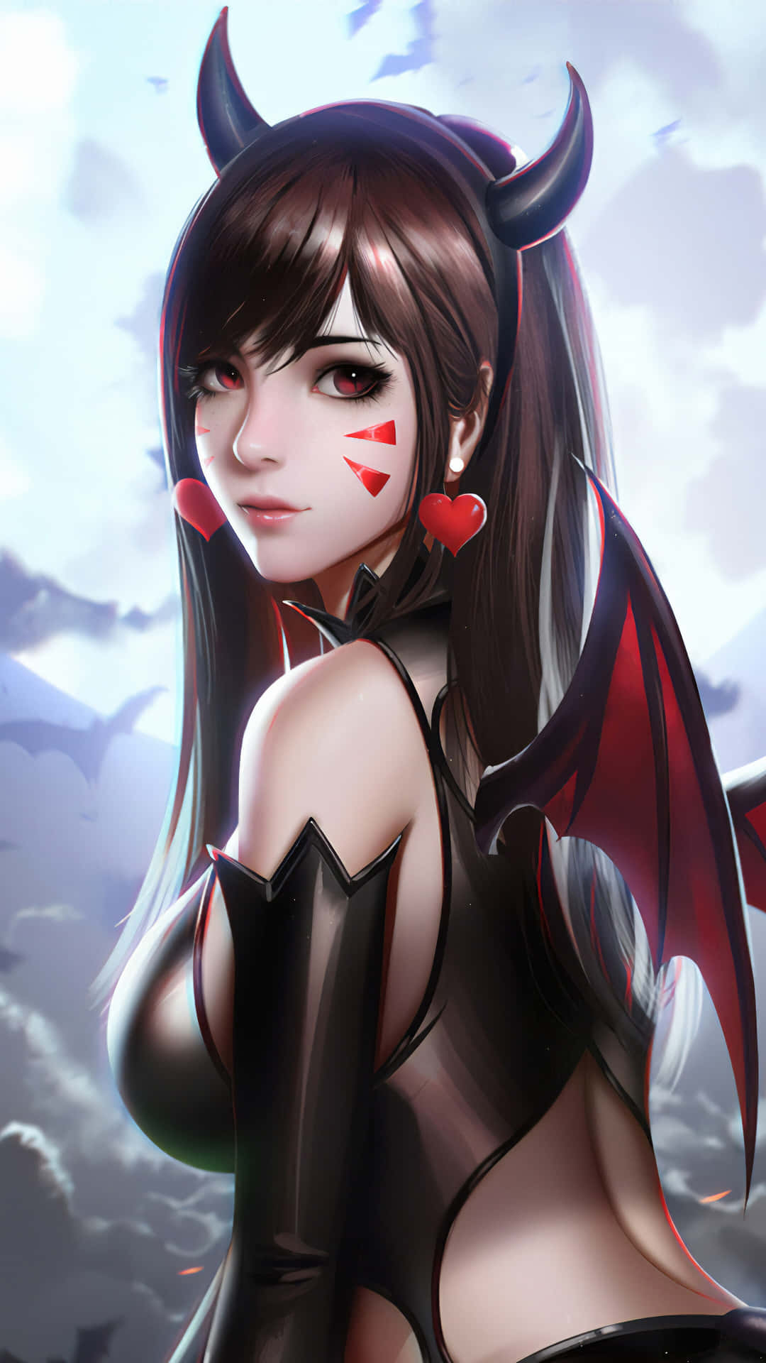 The Devil Girl is Looking Right at You Wallpaper