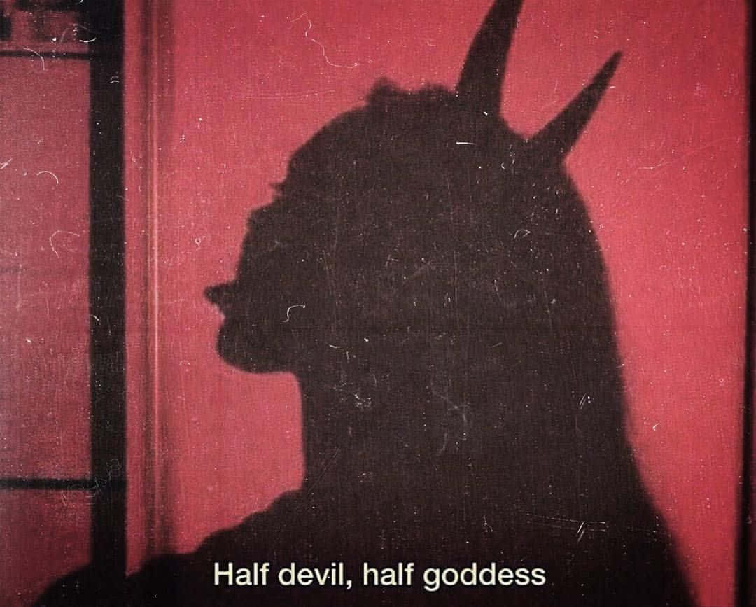 Devil Goddess Shadow Aesthetic Wallpaper