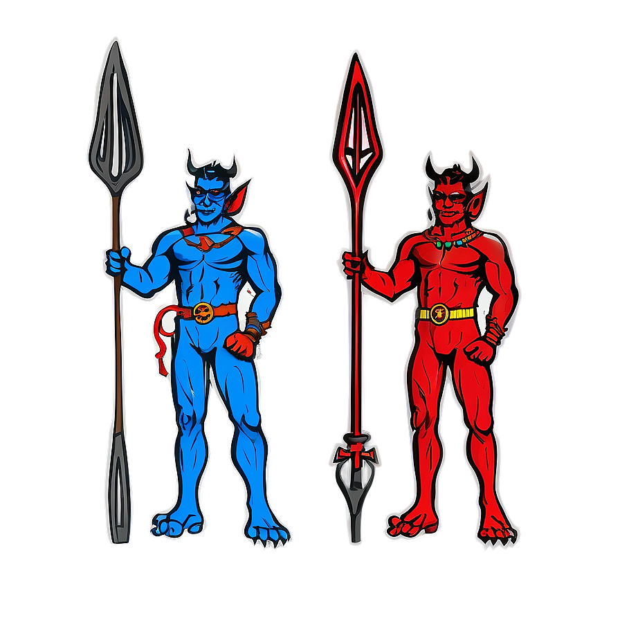 Download Devil Holding Trident Png 05232024 | Wallpapers.com