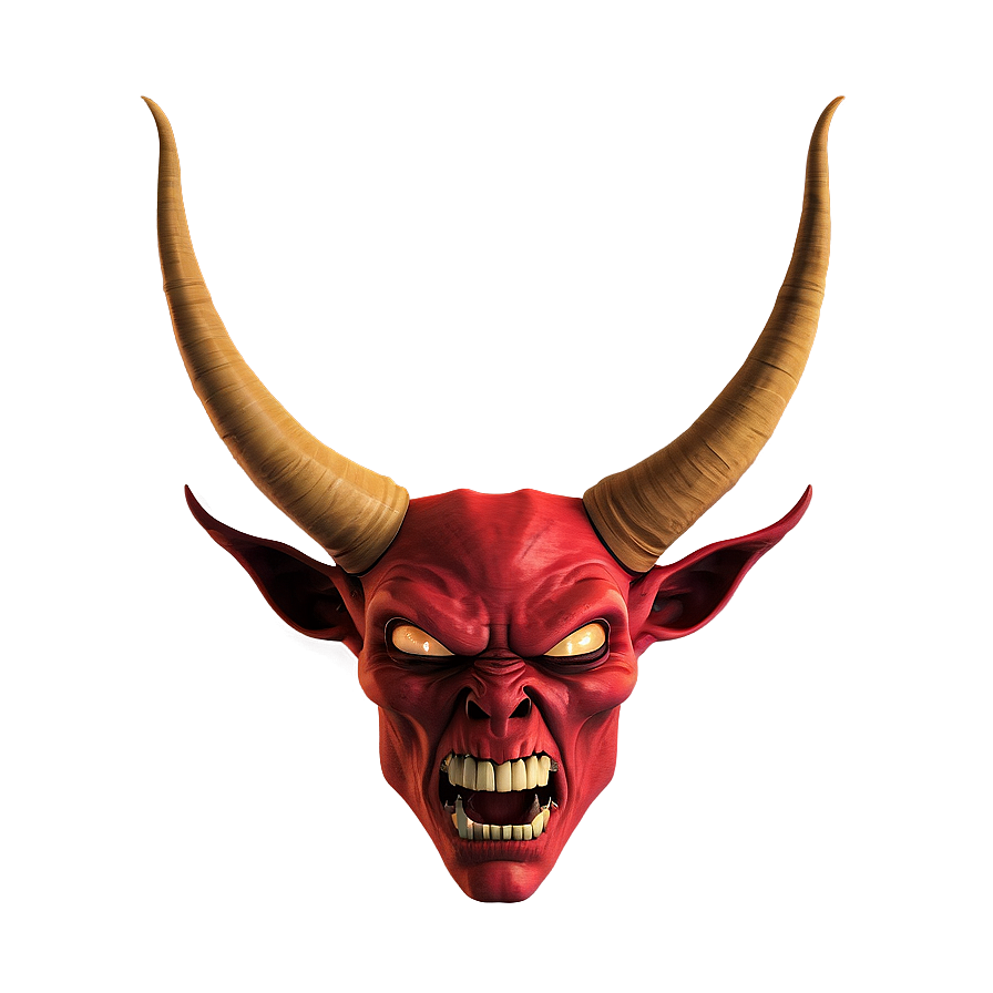 Devil Horns Illustration Png 05042024 PNG