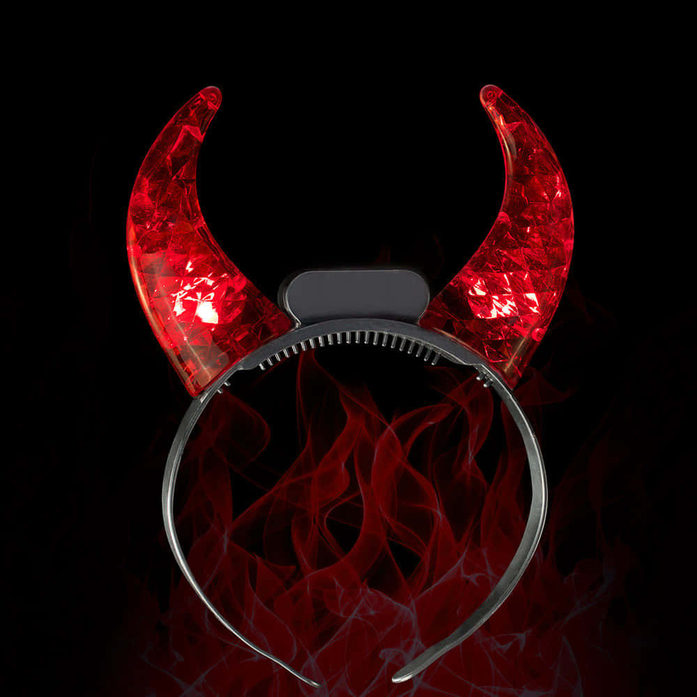 A pair of devil horns made of bone for a powerful statement