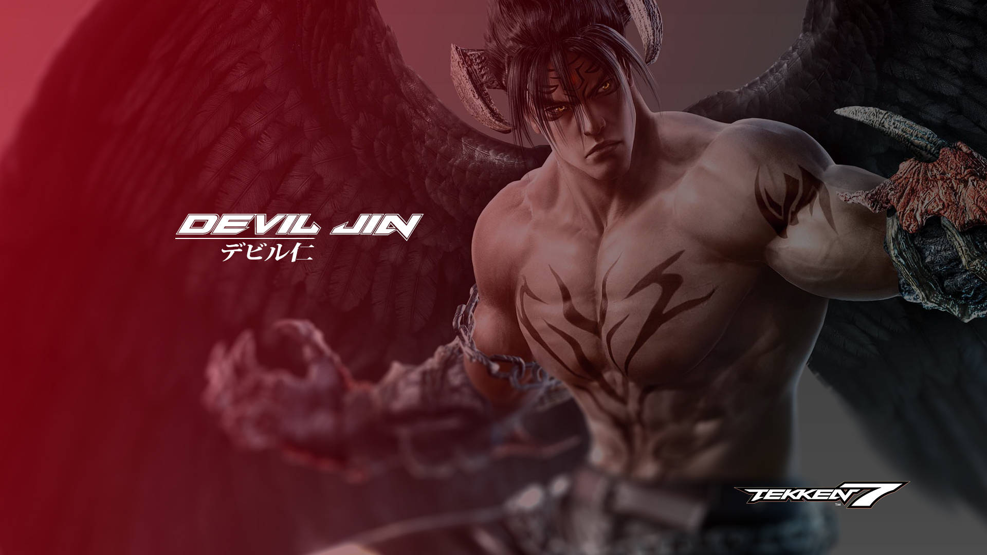 Devil Jin Kazama In Estetica Sfondo