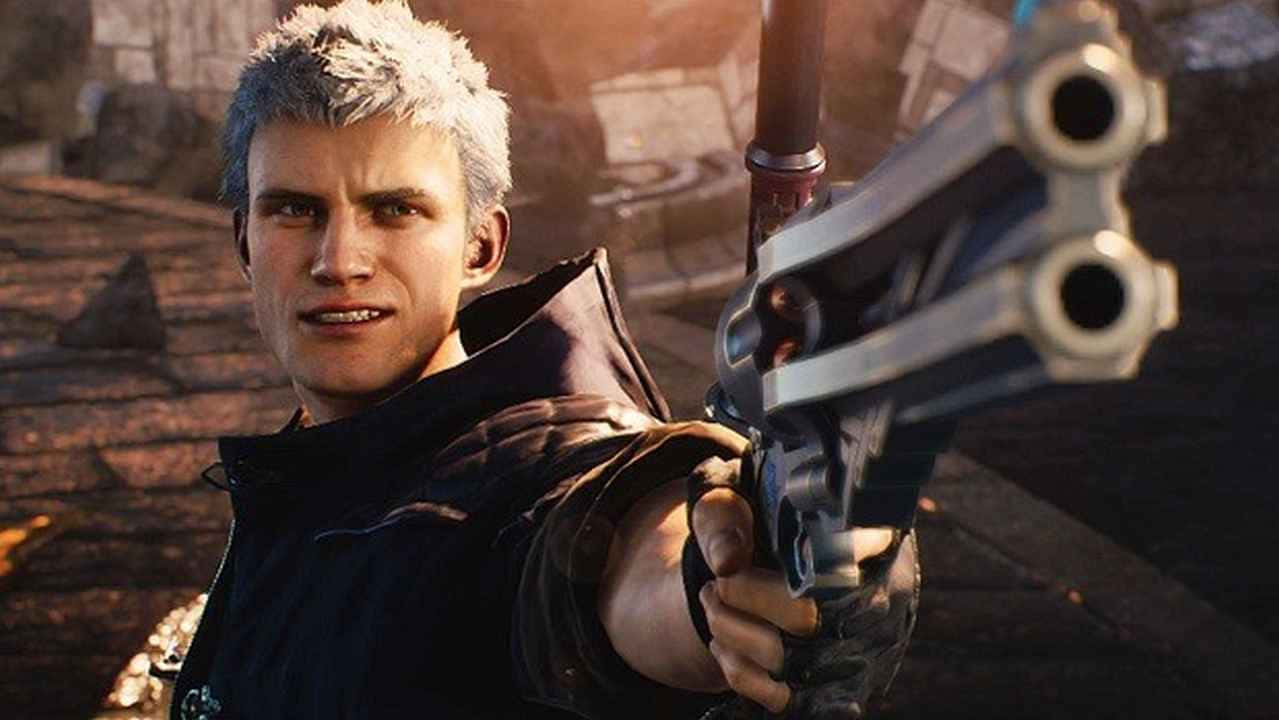 Caption: Devil May Cry Characters in Action Wallpaper