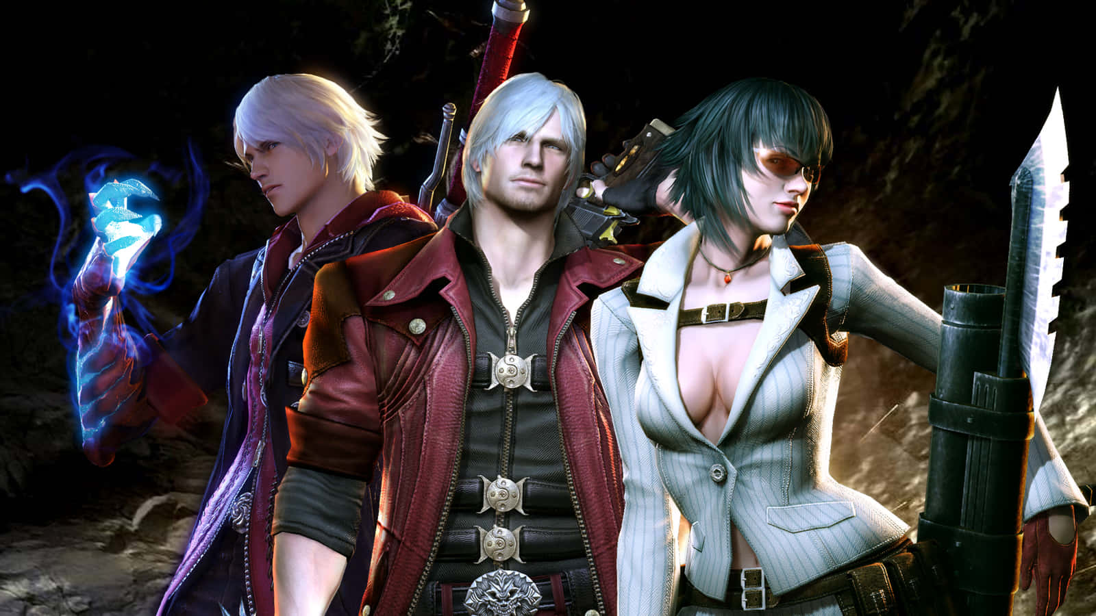 The Legendary Devil Hunters - Devil May Cry Characters Wallpaper