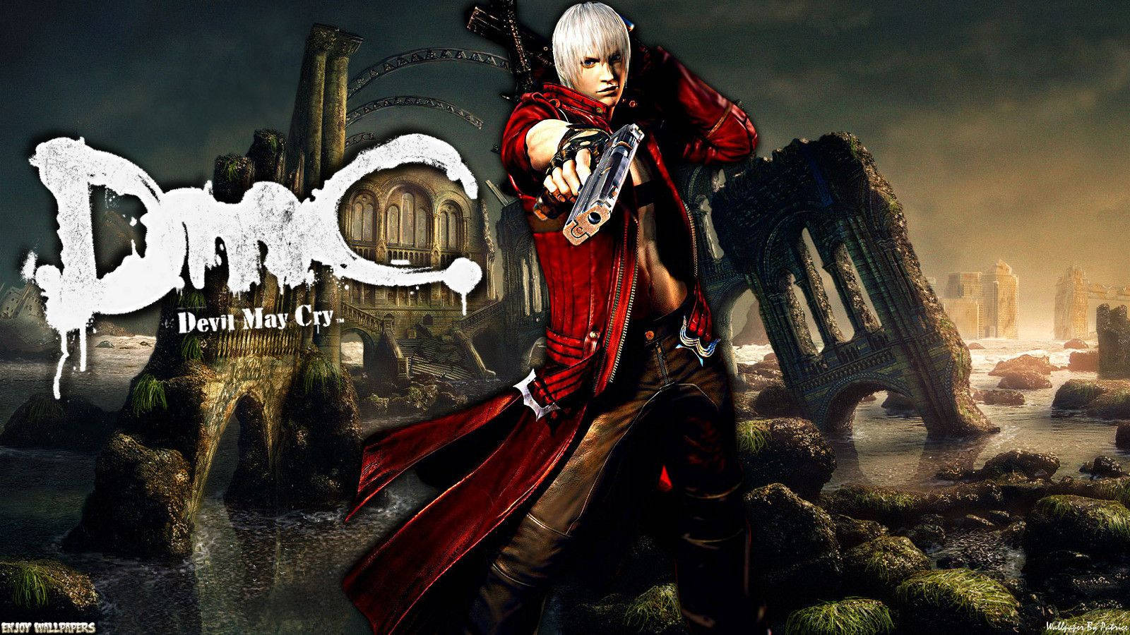 Devil May Cry Dante And Logo Poster