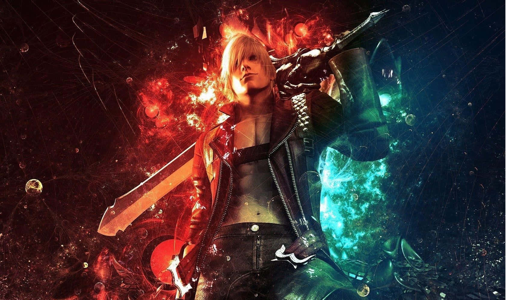 Devil May Cry Dante Kunstverk Bakgrunnsbildet