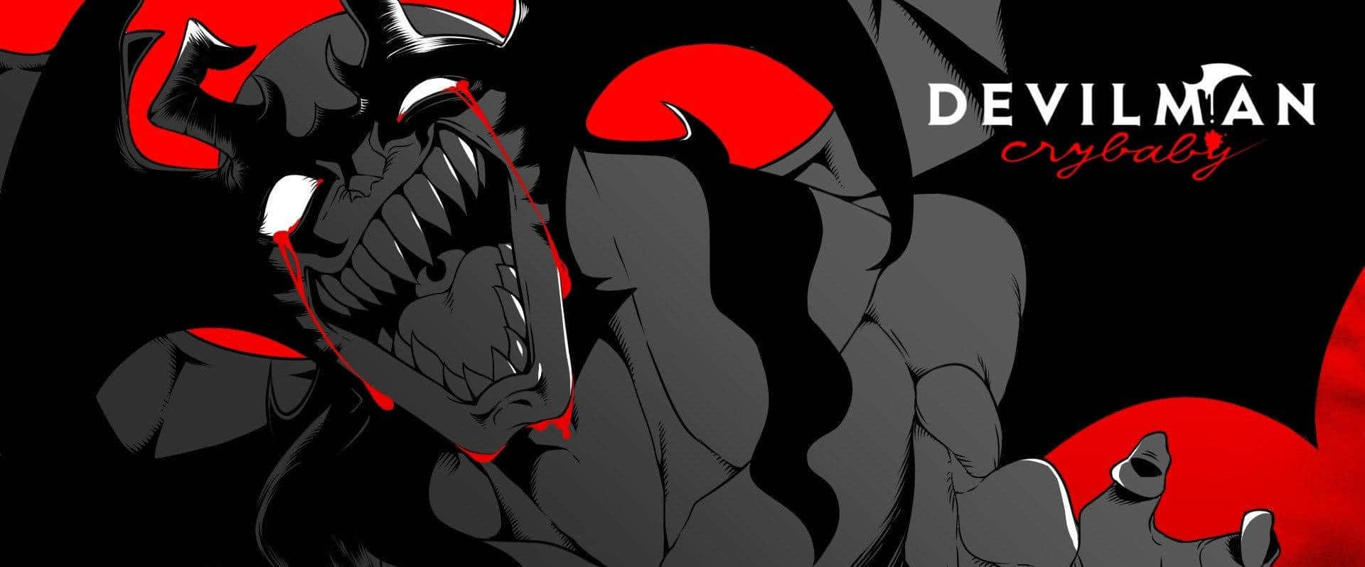 Devilman Crybaby Amon Character Art Wallpaper