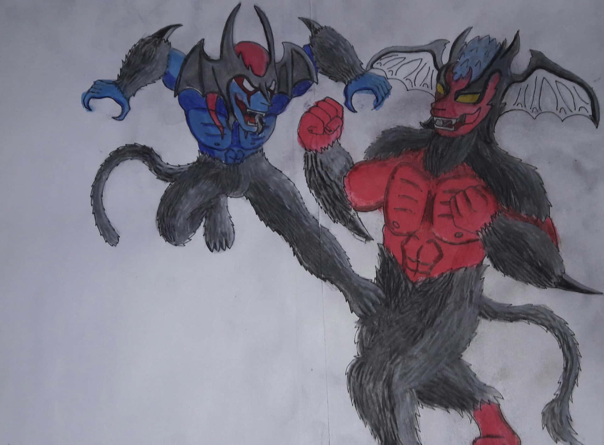 Devilman Crybaby Amon Drawing Wallpaper