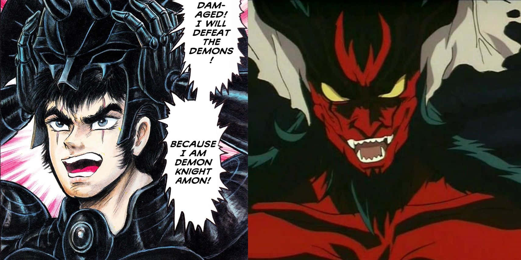 Devilman Crybaby Amon Transformation Wallpaper