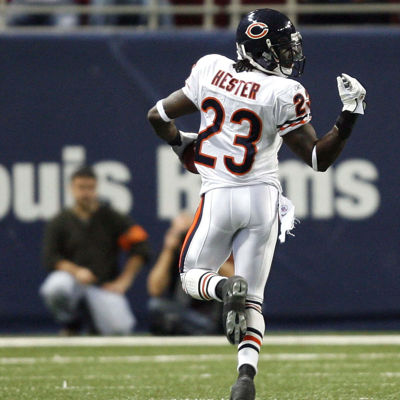 Devin Hester Chicago Bears Action Shot Wallpaper