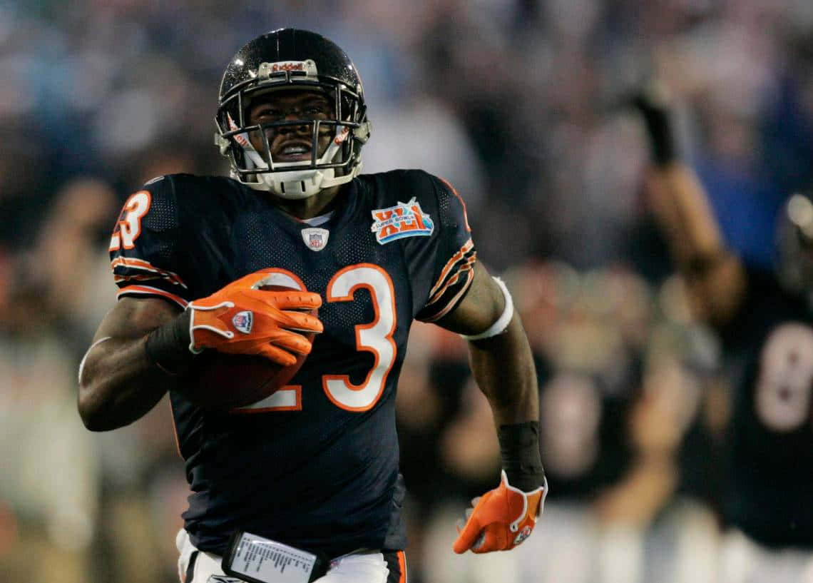 Devin Hester Aksi Pertandingan Chicago Bears Wallpaper