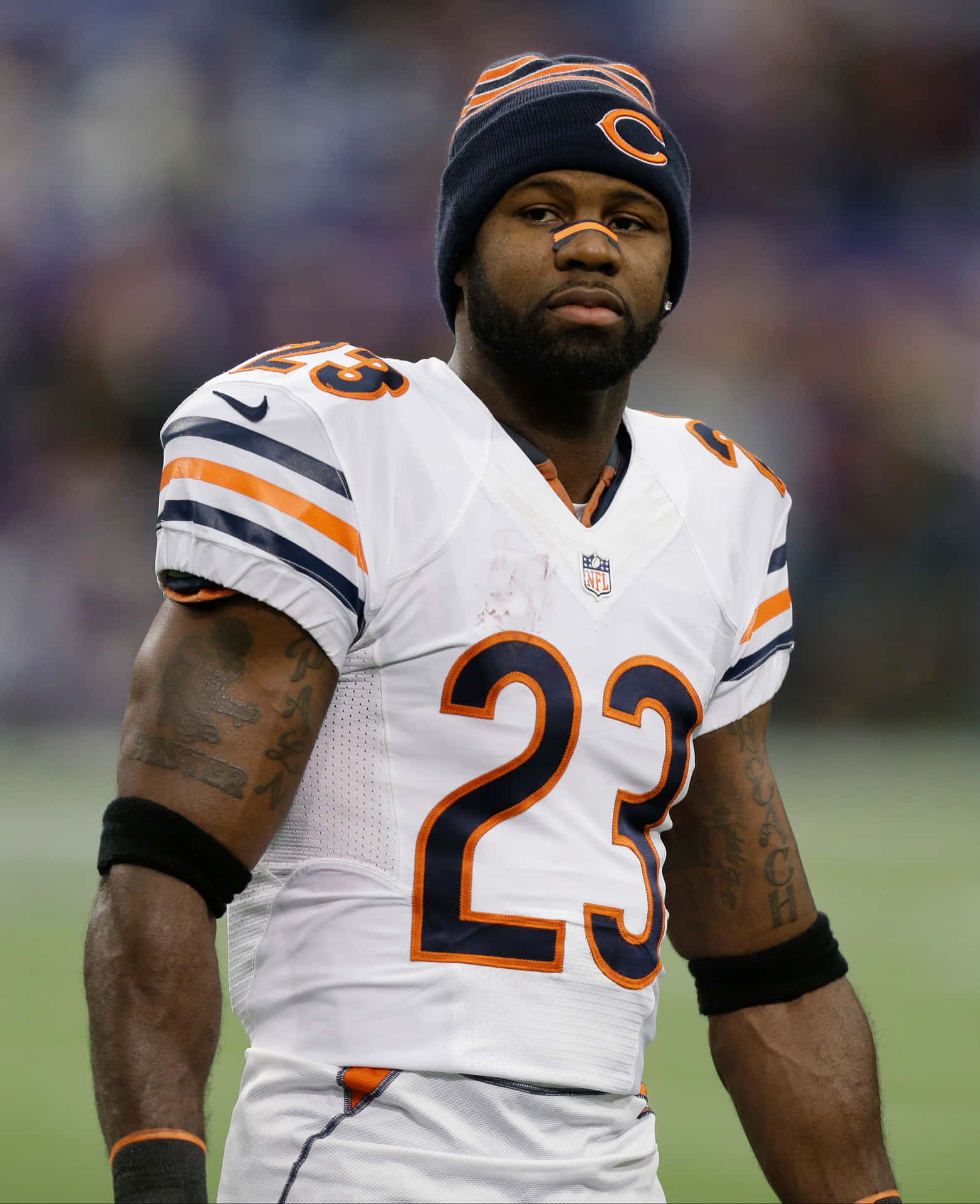 Devin Hester Chicago Bears Portrait Wallpaper