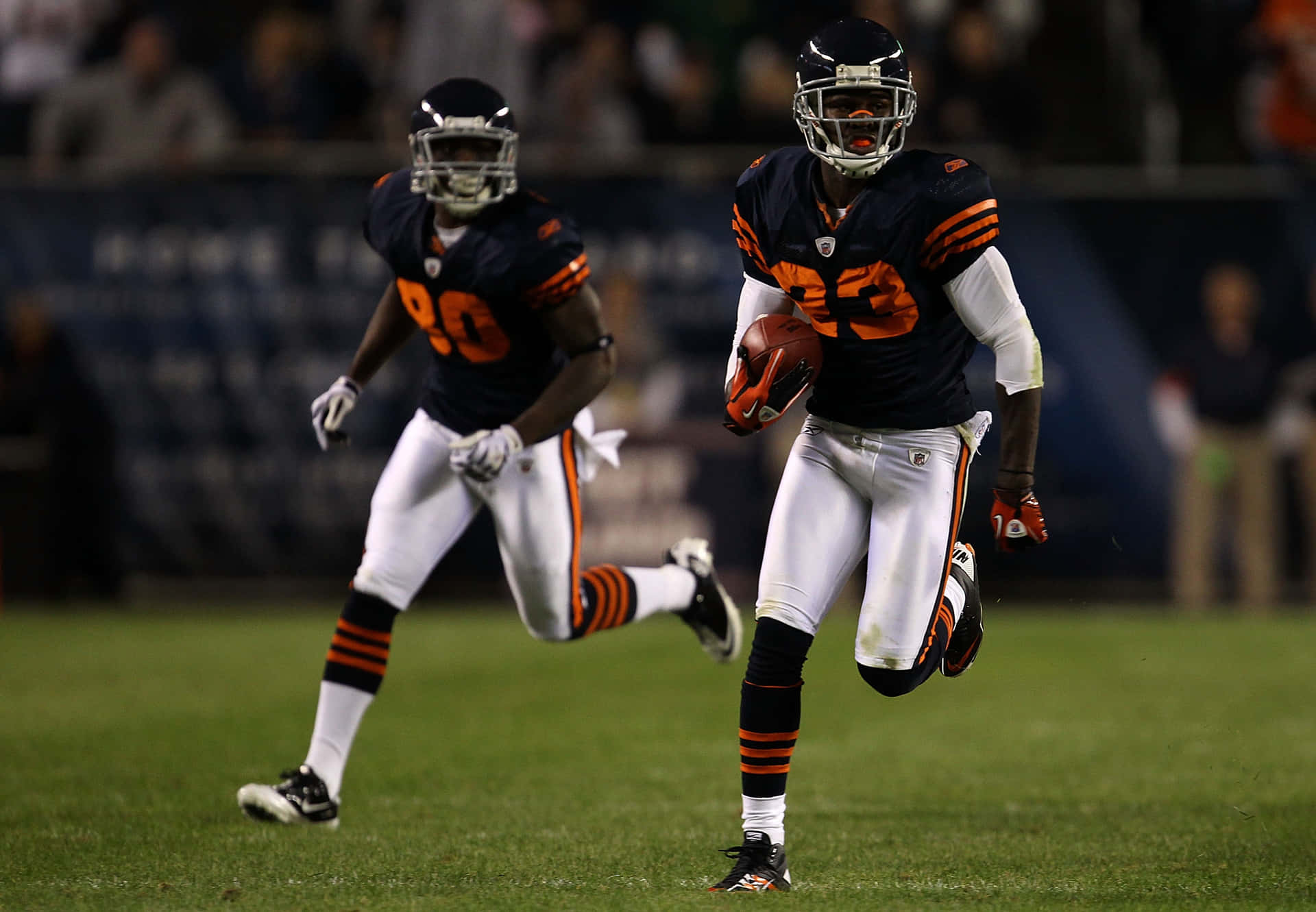 Devin Hester I Aksjon Chicago Bears Bakgrunnsbildet