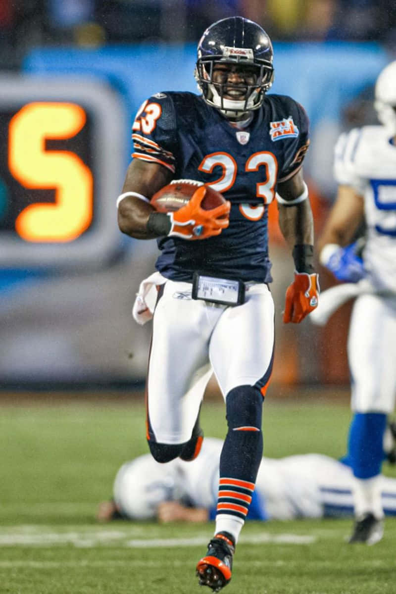 Devin Hester I Aksjon Chicago Bears Bakgrunnsbildet