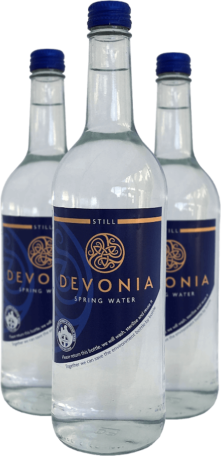 Devonia Spring Water Bottles PNG