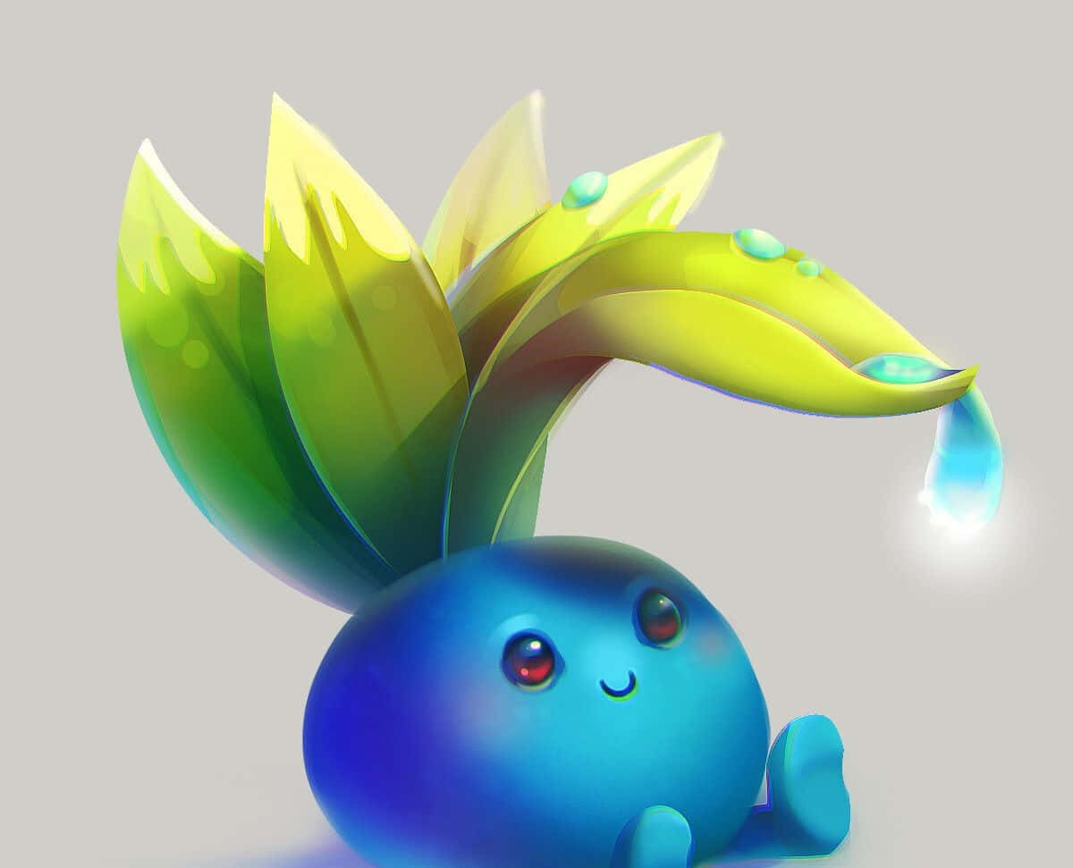 Dew On Oddish Wallpaper