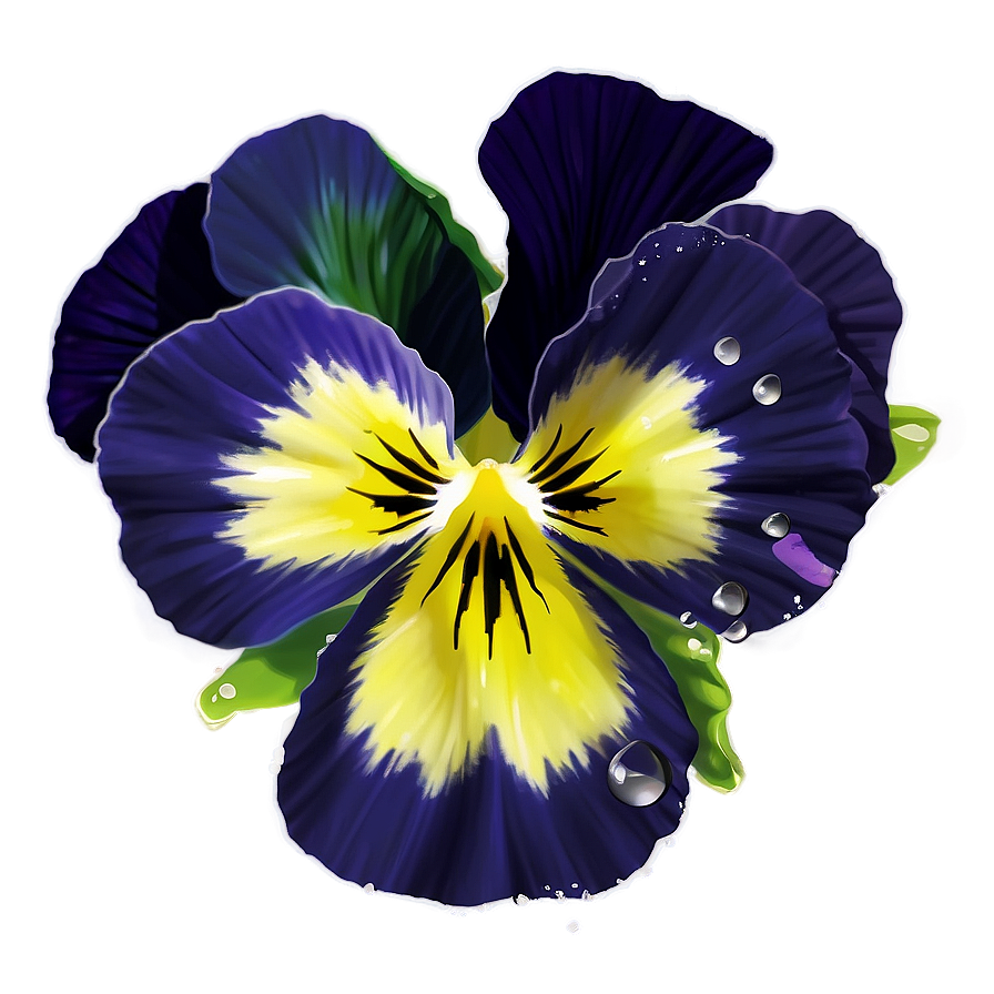 Download Dewy Pansy Png 4 | Wallpapers.com