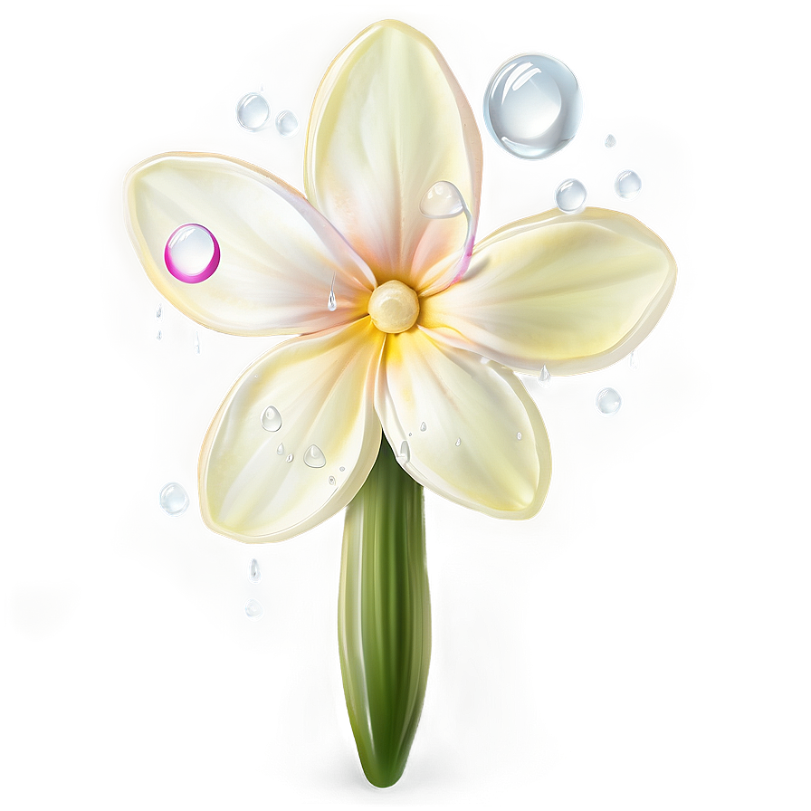 Dewy Spring Flower Png 06272024 PNG