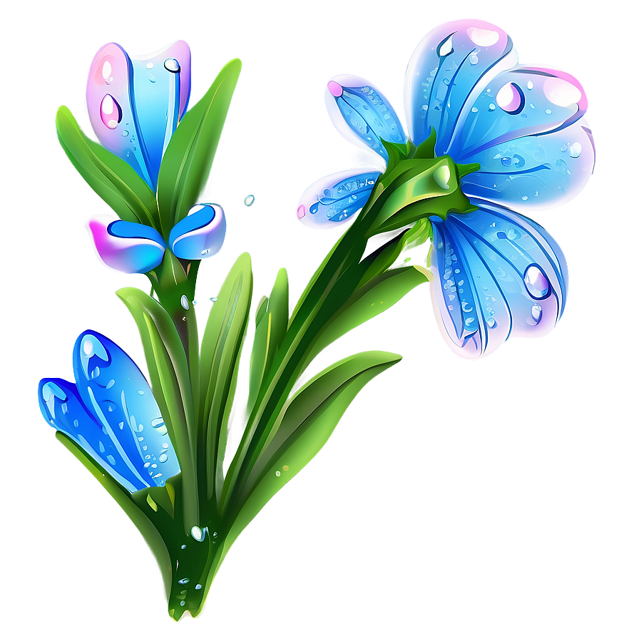 Dewy Spring Flower Png 56 PNG