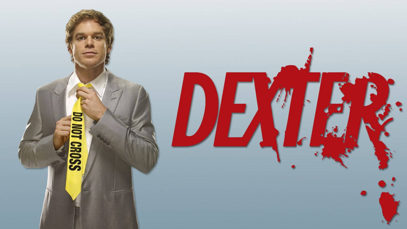 Dexter Michael C. Morgan In Unique Yellow Tie Background