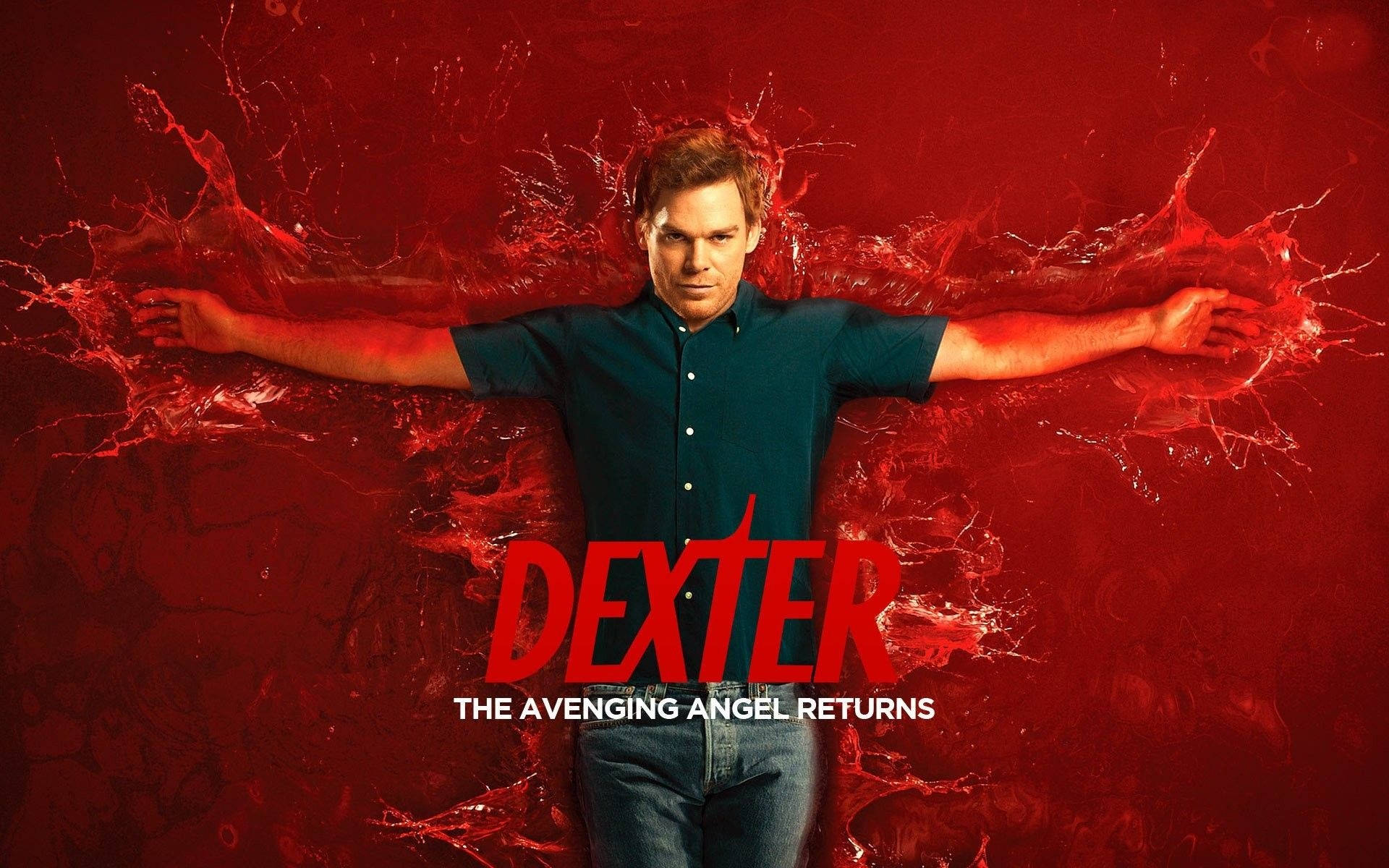 Captivating Dexter, the Avenging Angel Wallpaper