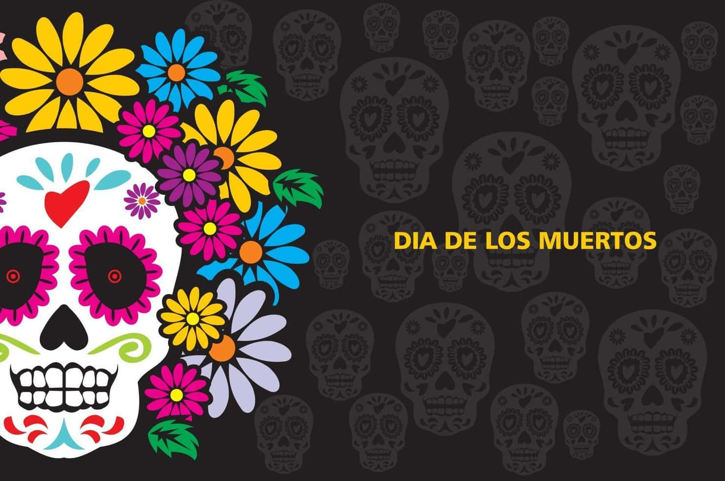 Celebrazionedel Dia De Los Muertos.