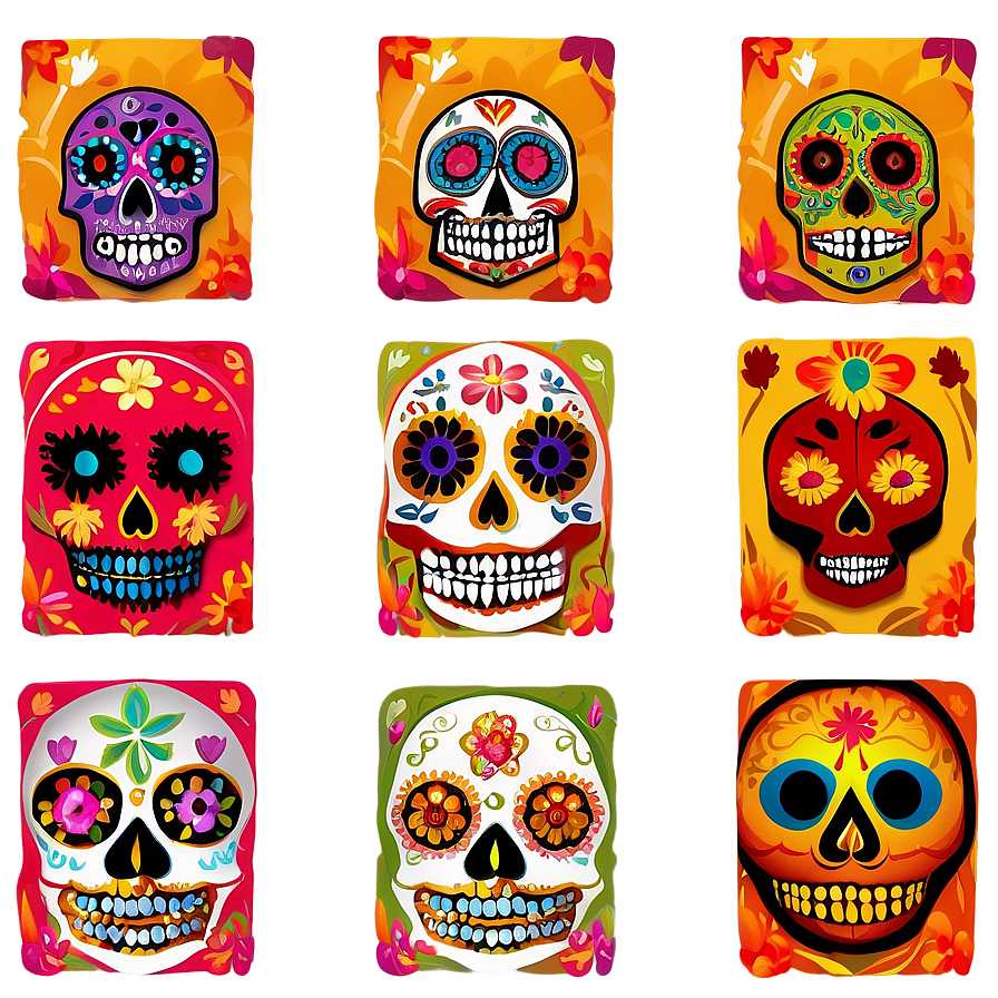 Dia De Los Muertos Commemorative Altars Png Cfh45 PNG