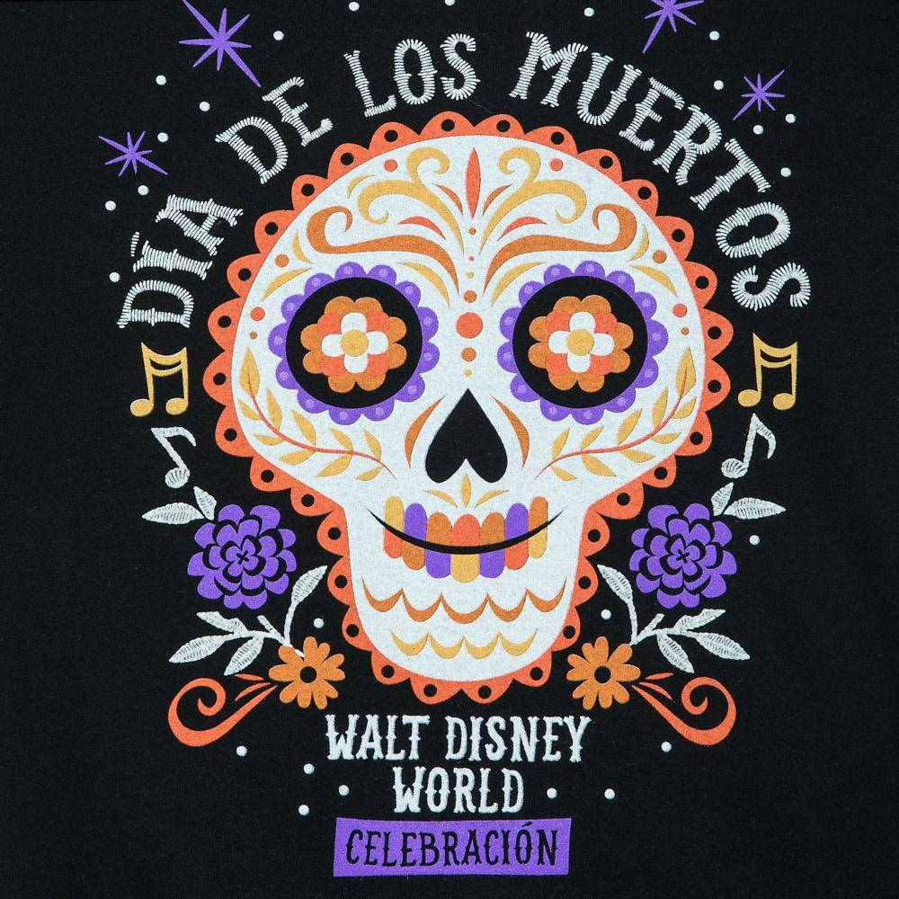Fejr Dia De Los Muertos med Disney World. Wallpaper