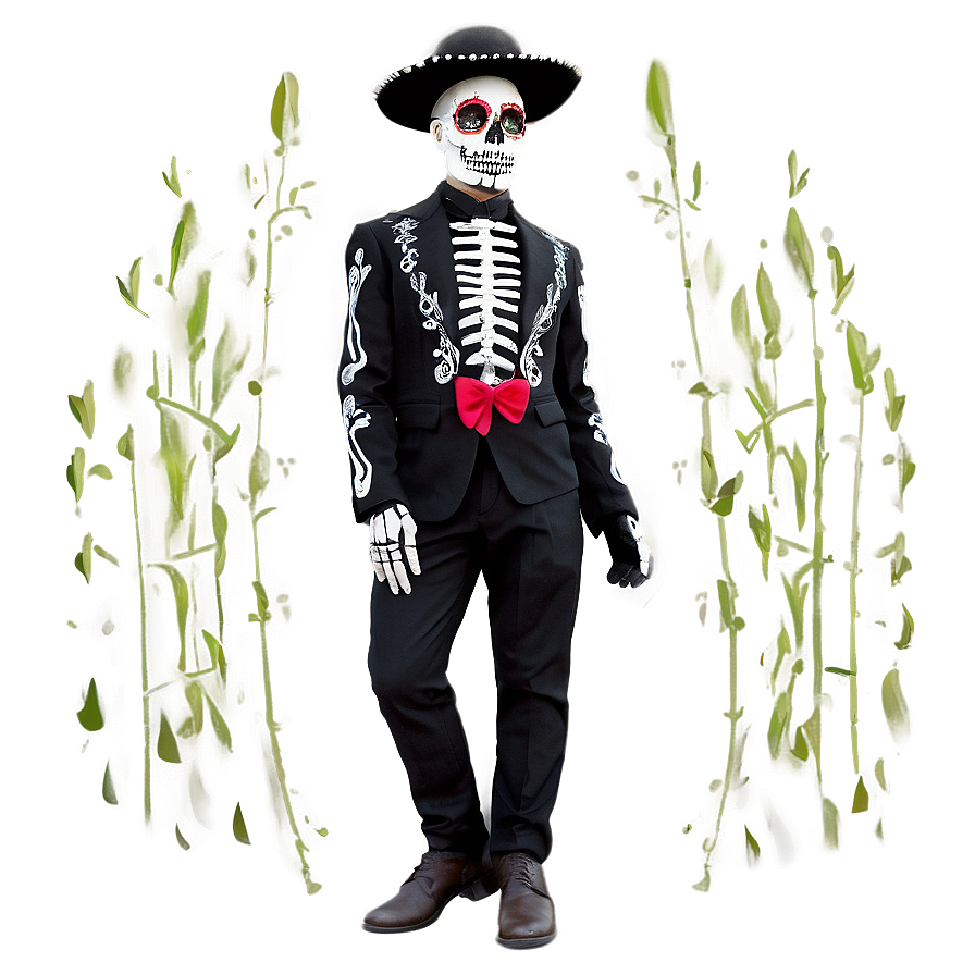 Dia De Los Muertos Historical Costumes Png 06112024 PNG