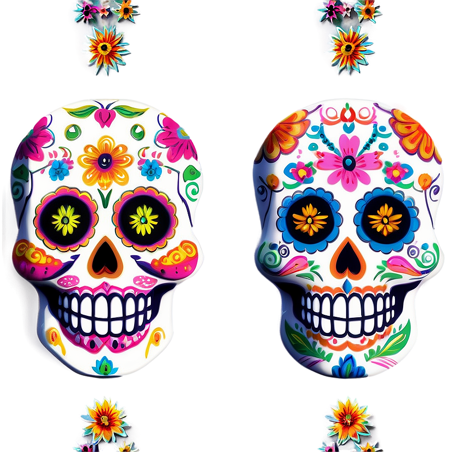 Dia De Los Muertos Inspired Artwork Png 97 PNG