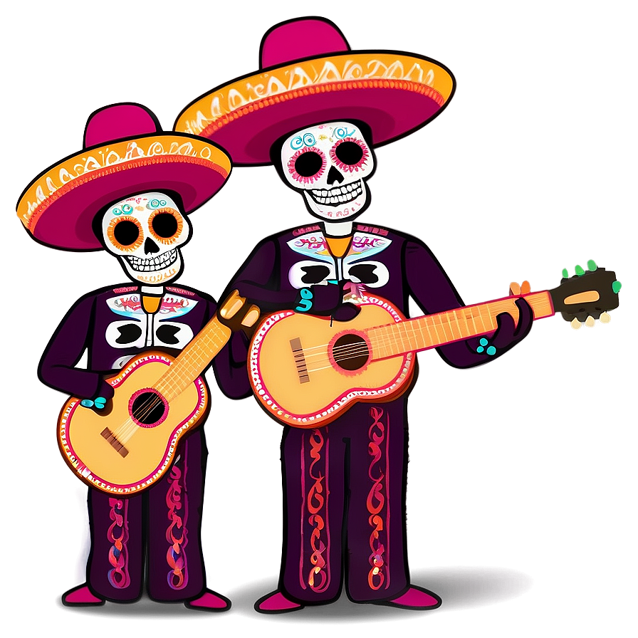 Dia De Los Muertos Mariachi Bands Png Imd11 PNG