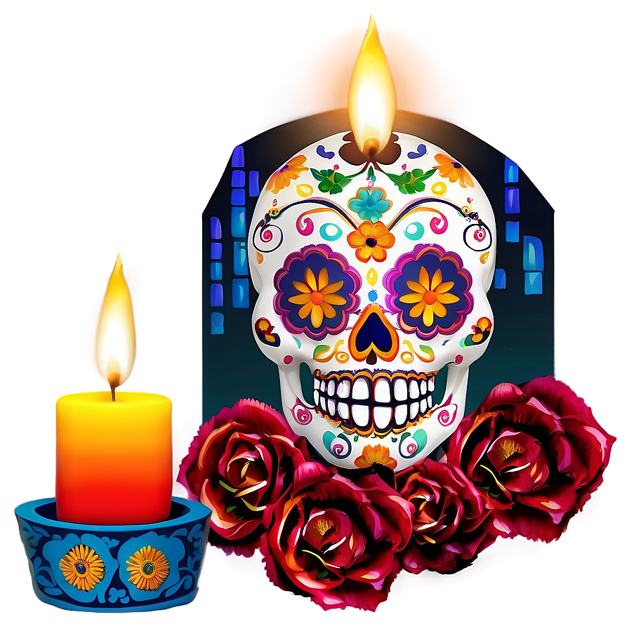 Dia De Los Muertos Nighttime Vigils Png 06112024 PNG