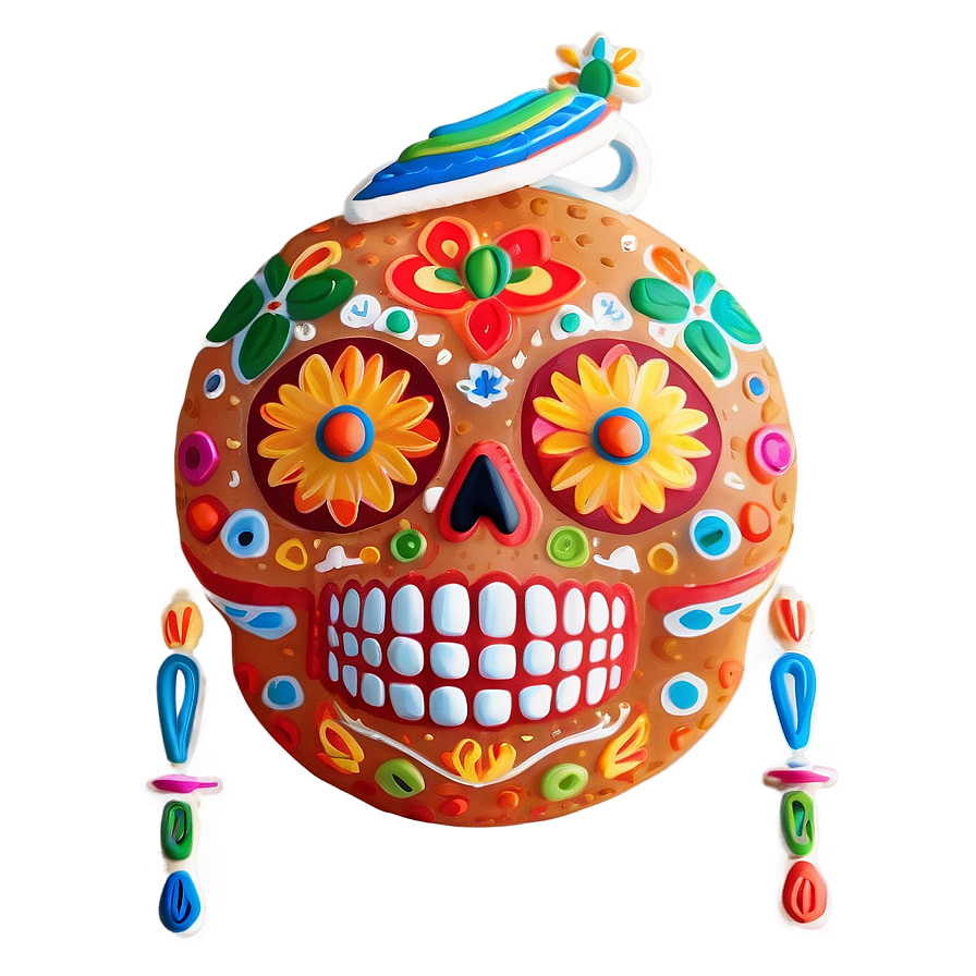 Dia De Los Muertos Pan De Muerto Png Uuj44 PNG