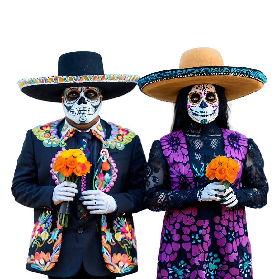 Dia De Los Muertos Street Festivities Png Fos PNG