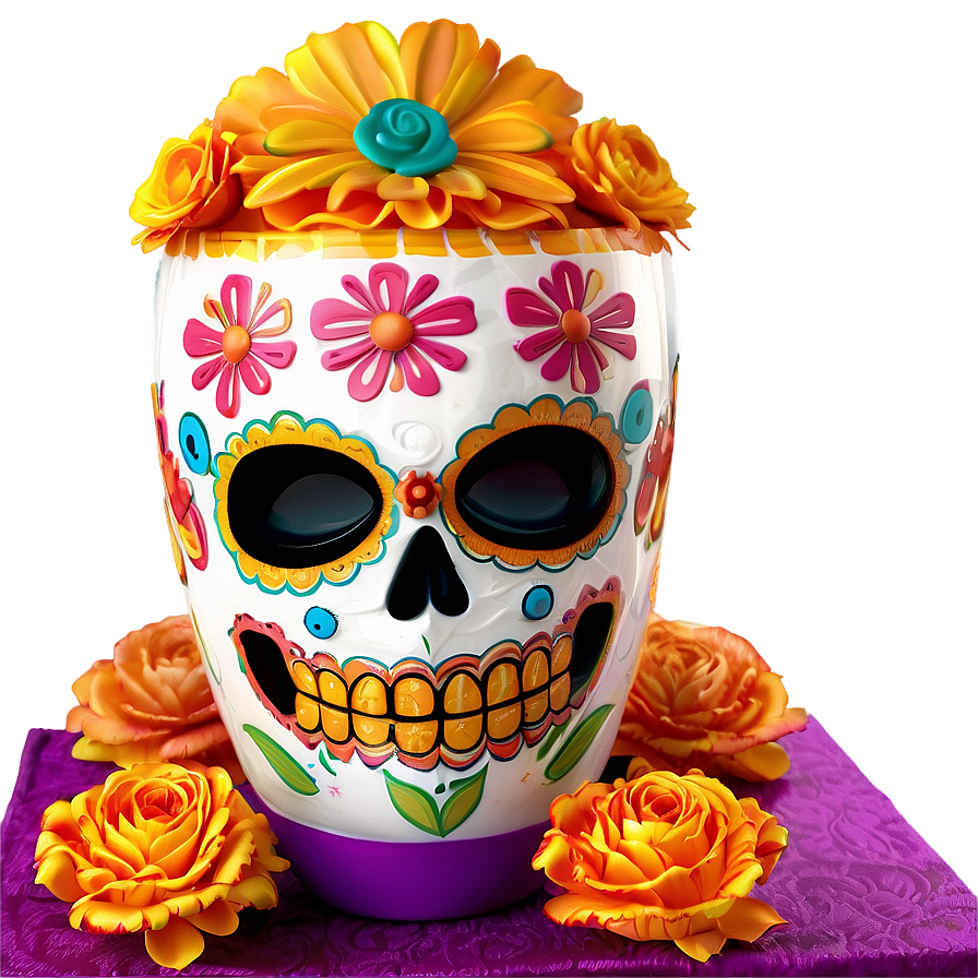 Dia De Los Muertos Themed Beverages Png Dna74 PNG